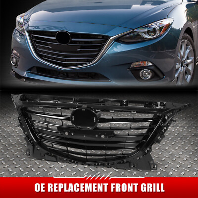 Для 14-16 Mazda 3 без предупреждения о столкновении объемом 2,5 л Передняя решетка радиатора с эмблемой