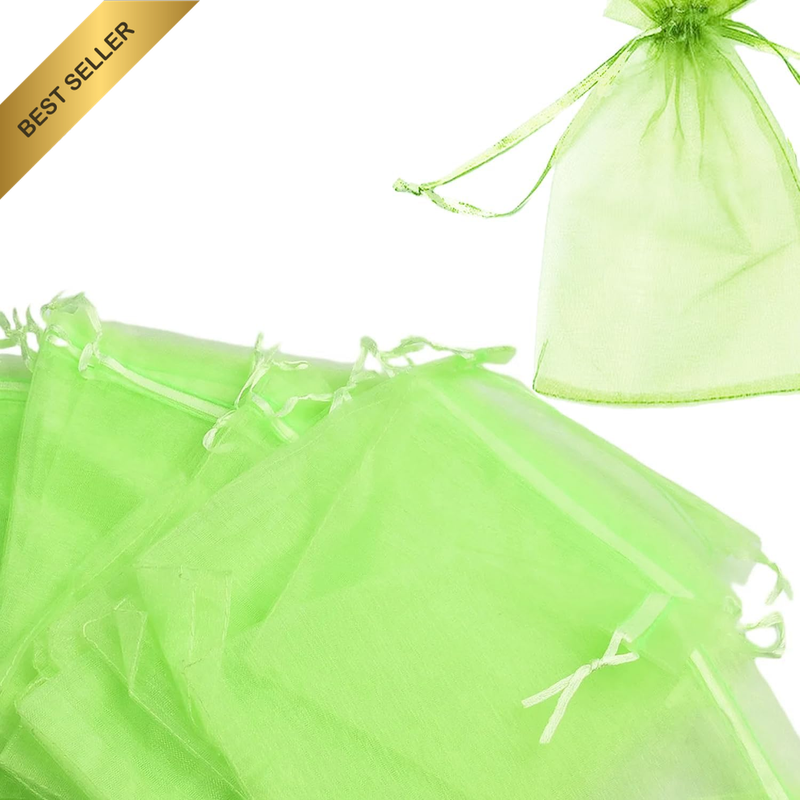 30 Pcs 5.9''×7.8'' Drawstring Fruit Netting Bags, Reusable Garden Netting Bags,