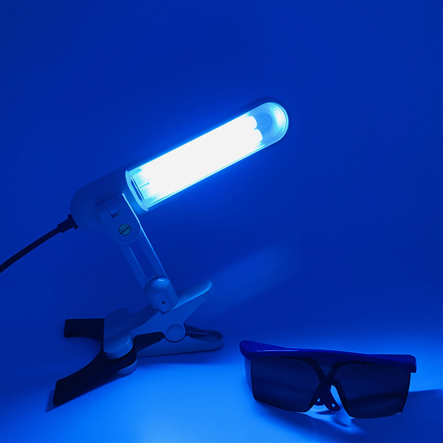 UVB Phototherapy Medical Lamp Handheld 360° Desk Mount For Philips