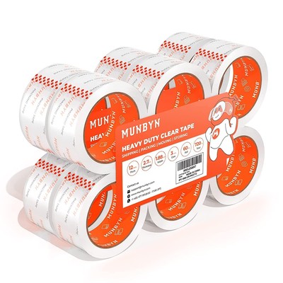 Packing Tape, Heavy Duty Shipping Tape with Total 720 Yards, 2.7mil, 1.88'' *6...