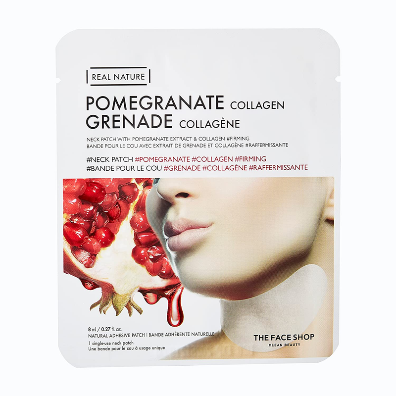 THE FACE SHOP Reach Nature Pomegranate Neck Mask | Premium F