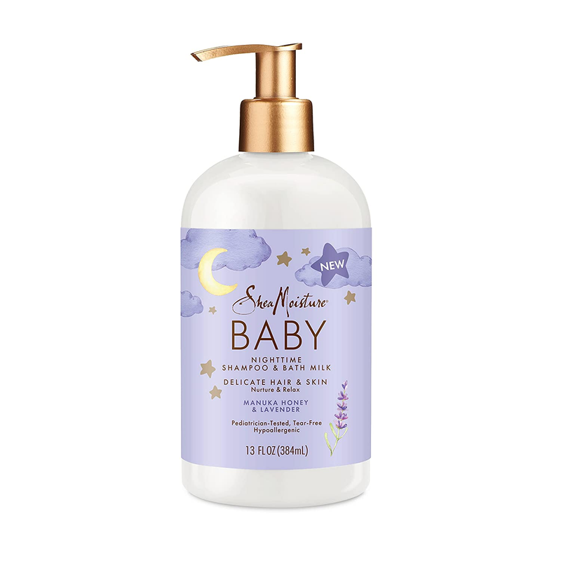 Sheamoisture Baby Shampoo & Bath Milk Manuka Honey & Lavender for Delicate Hair