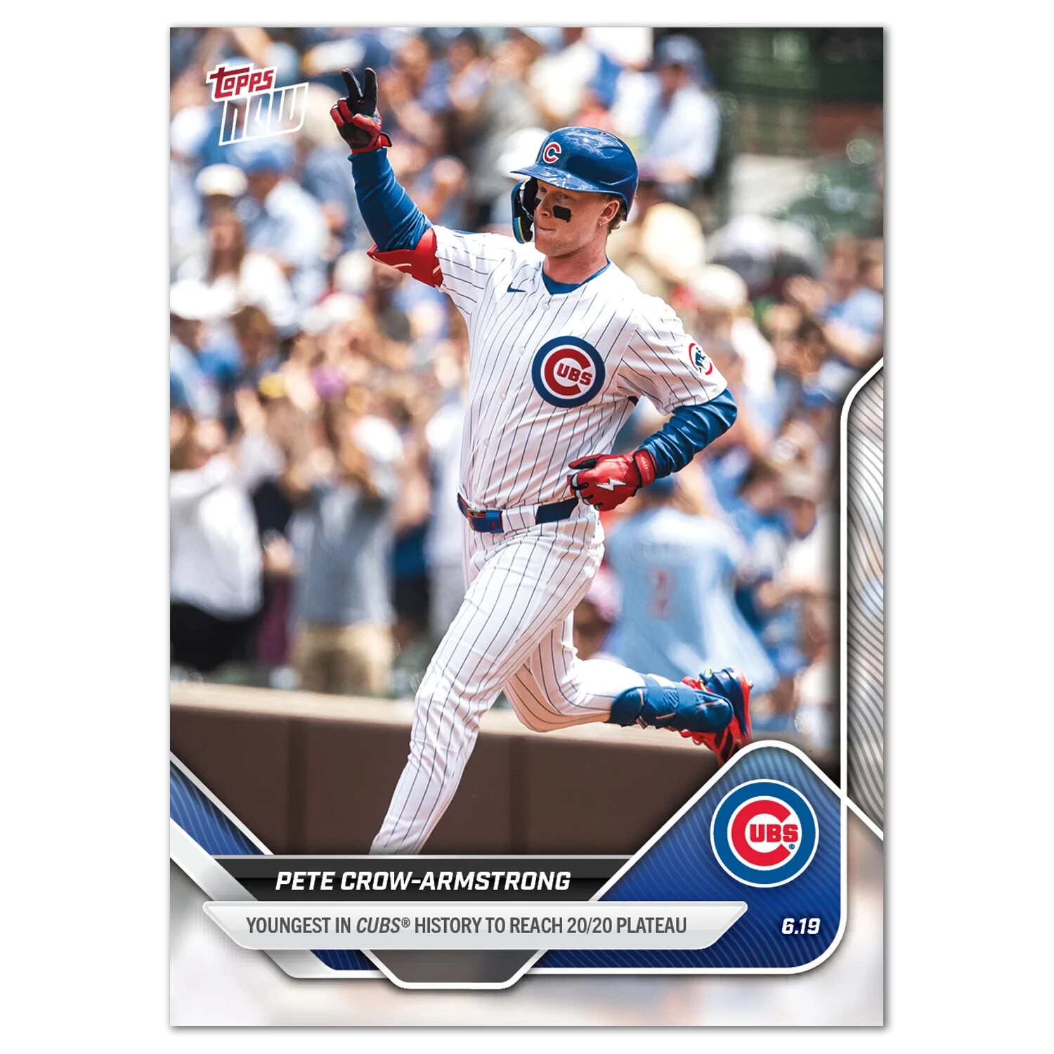 Topps - topps ピートクロウアームストロング 2025 MLB Topps Now #319 Pete Crow-Armstrong Chicago Cubs