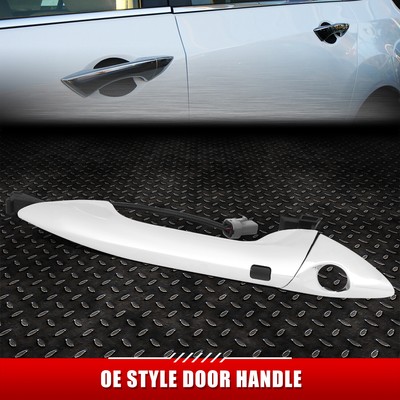 Для 11-16 Elantra Хромированная наружная ручка передней левой двери с замочной скважиной и функцией Smart Entry