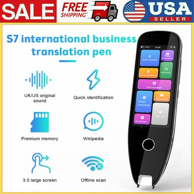 Dictionary Translation Pen Scanner Text Scanning Reading Translator Touch Screen