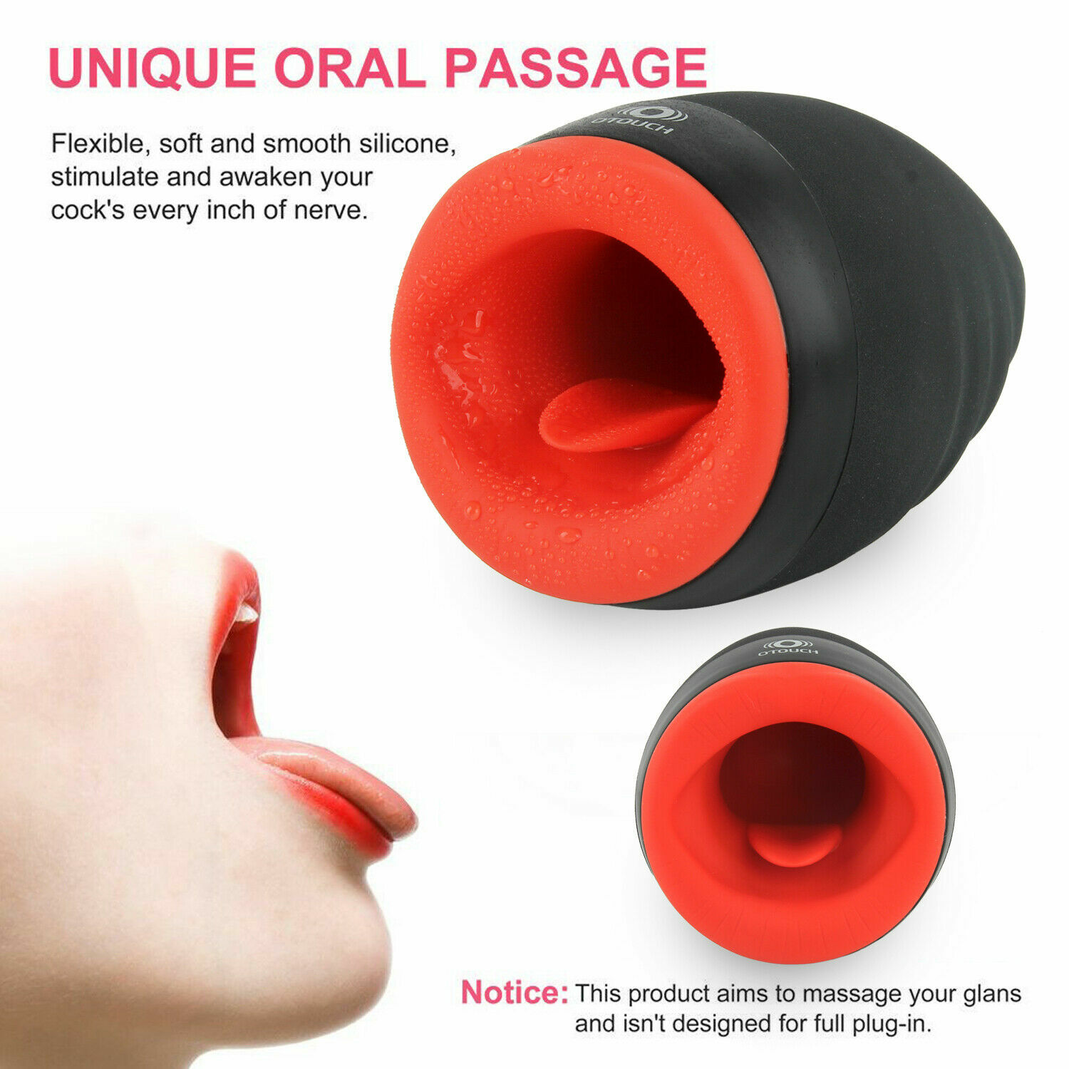 Auto Strong Sucking Deep throat Male Men Masturbator Cup Heating Blowjob Sex Toy - Picture 8 of 8