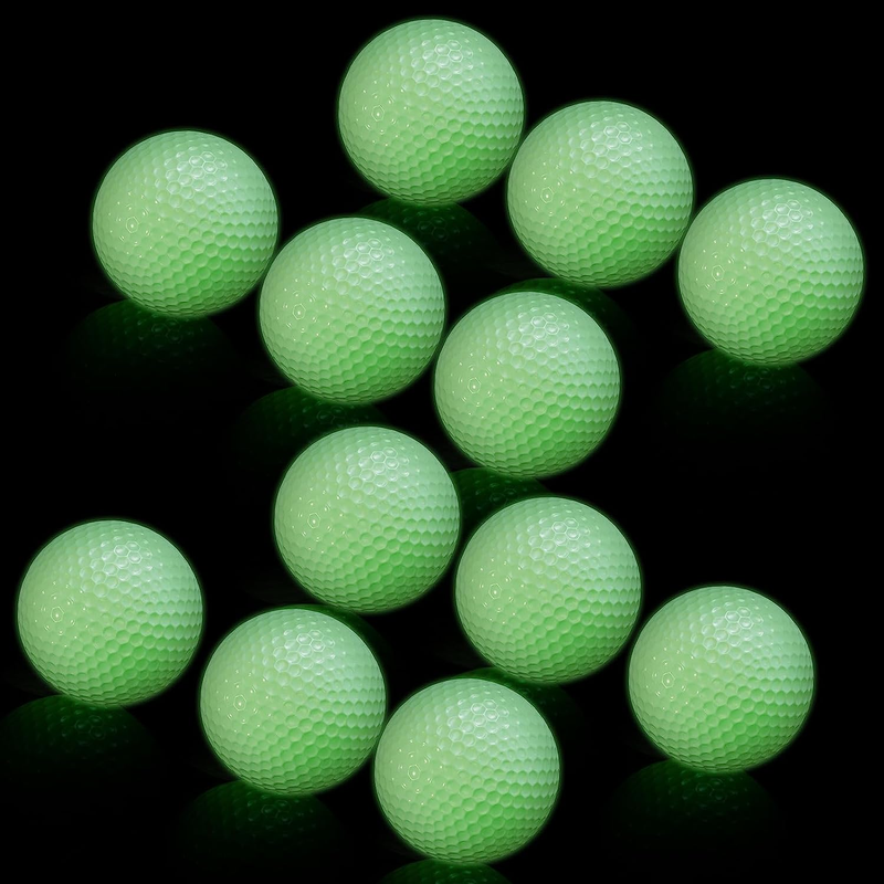 Vinbee Glow Golf Balls 12 Pack Glowing in the Dark Golf Balls Light up Golf Ball