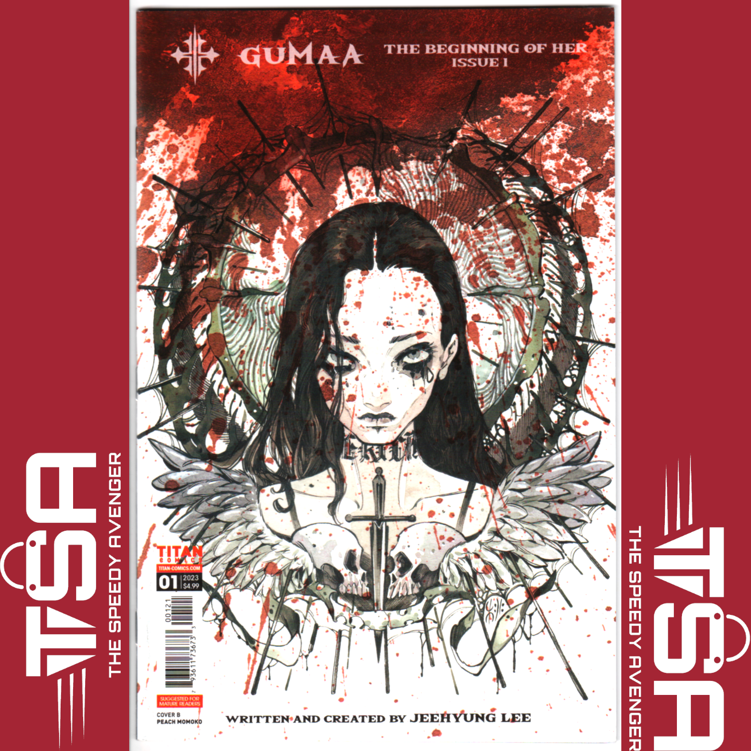 GUMAA THE BEGINNING OF HER #1 Peach Momoko Variant Jeehyung Lee Titan Books 2023