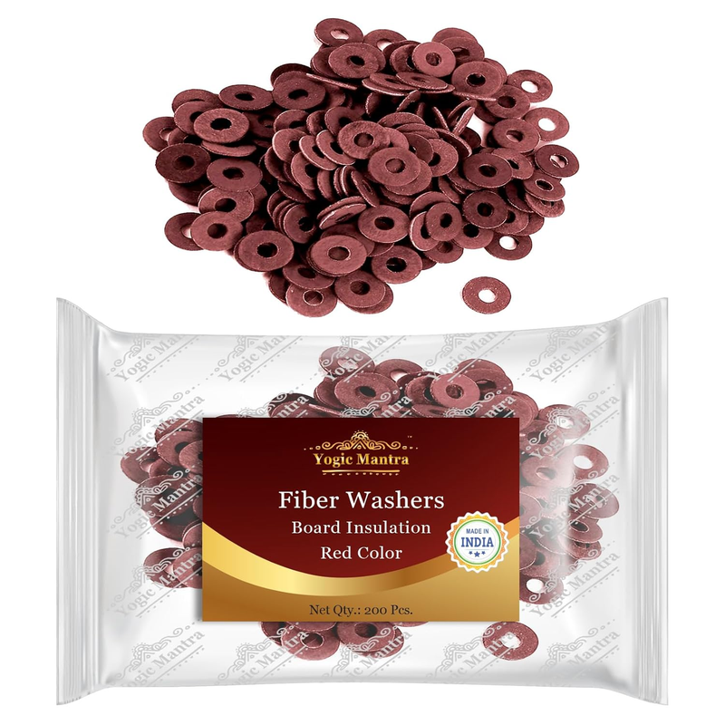 Computer Motherboard Washers (200 Pack) PCB Insulating Fiber Washers/Gaskets/Ins