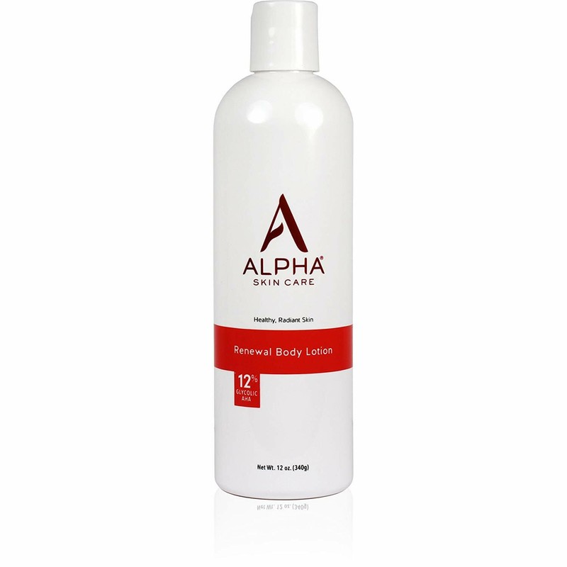 Alpha Skin Care Renewal Body Lotion, 12% Glycolic AHA, 12-Ounce