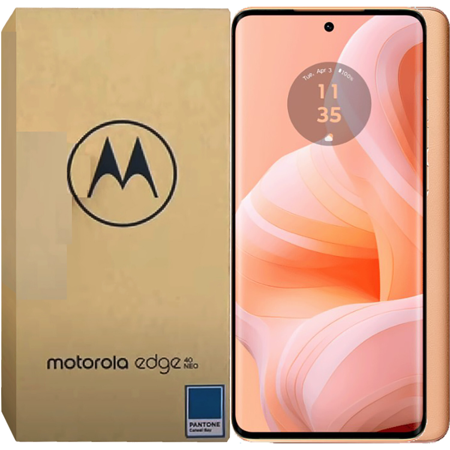 motorola edge 40NEO 新品未開封 Motorola Edge 40 Neo 5G Peach Fuzz 256GB + 12GB Dual-Sim