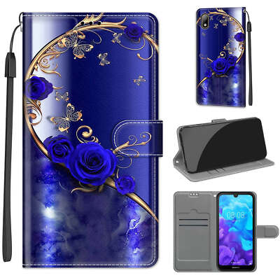 Flip Case For Huawei P30 Lite Y5/Y6 2019 Y6 2018 Y9 Prime Magnetic Leather Cover