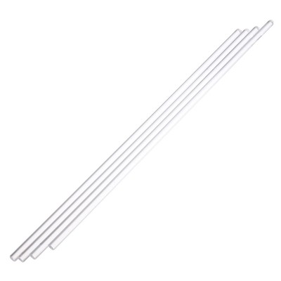 4Pcs Clear Acrylic Round Rod 5mm Clear Acrylic Rod Standard Plexiglas PMMA Ba...