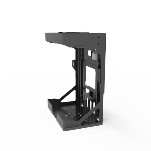 Adjustable Backpack Blower Sprayer Rack for Open & Enclosed Landscape Trailer