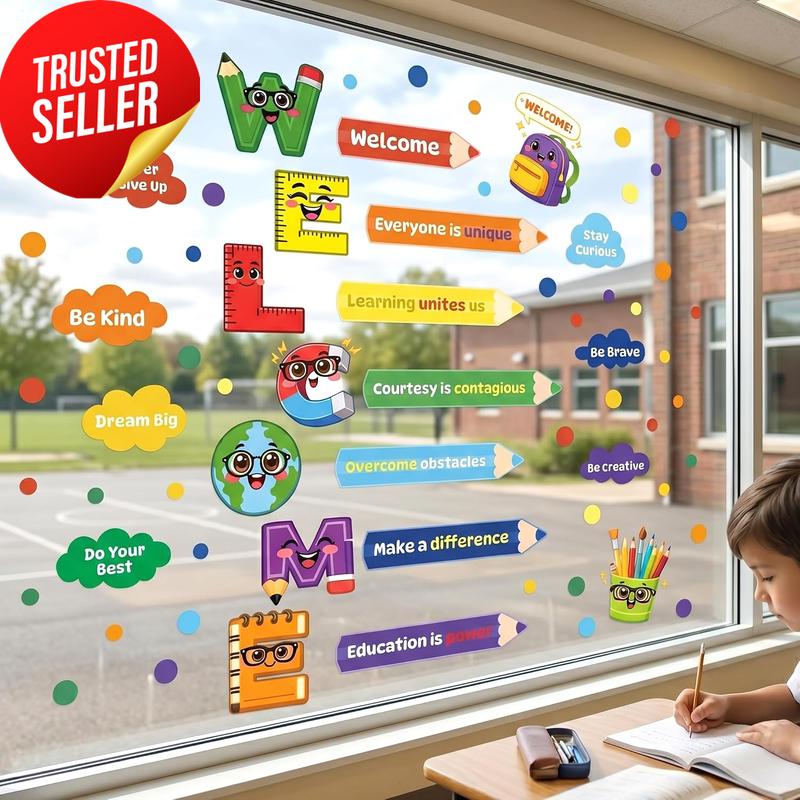 Classroom Stickers Welcome Back to School