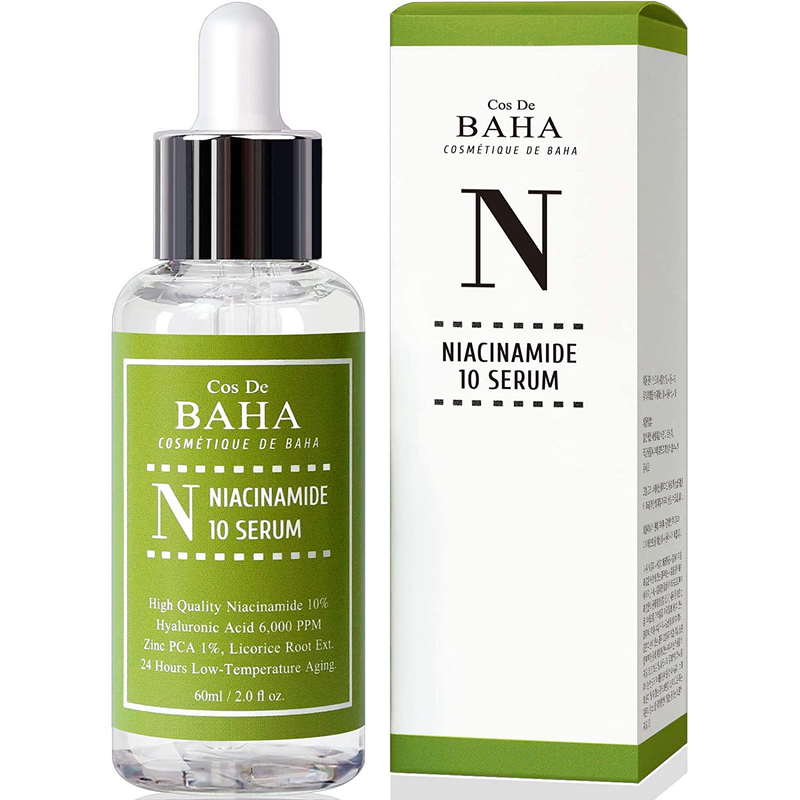 Niacinamide 10% Zinc 1% Face Serum Pore Reducer Anti Acne Uneven Skin Tone 2 oz