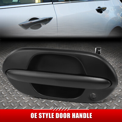 Для 99-04 Honda Odyssey Черная загрунтованная наружная ручка передней левой двери с замочной скважиной