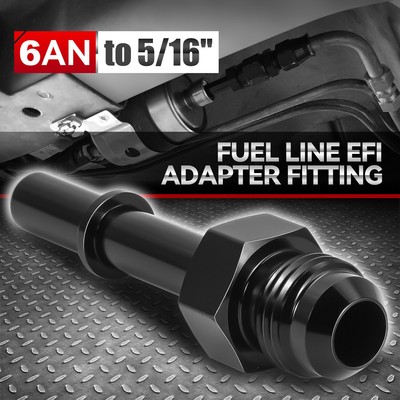Быстроразъемный алюминиевый переходник EFI для топливопровода 6AN с разъемом 5/16 6061-T6