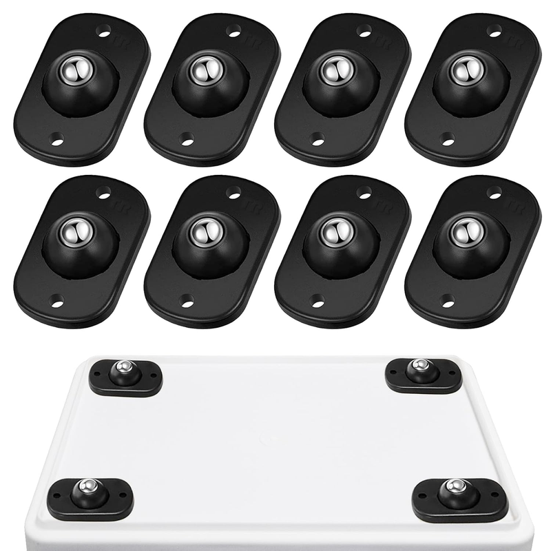 Self Adhesive Caster Wheels, Appliance Rollers for Kitchen Appliances, 360° Swiv