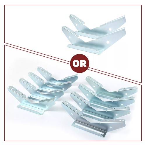 2/8ШТ Понтонные V-образные двухъярусные кронштейны для понтонной опоры лодки, кронштейны для крыла прицепа