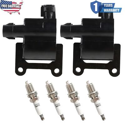 Set For 2.2L L4 97-01 Toyota Camry 99-01 Solara Ignition Coil & Spark Plug US