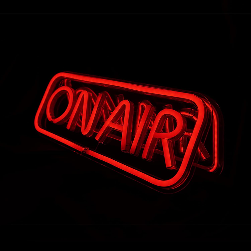 ON AIR Neon Signs, LED Studio Live Decorative Lights, Streaming Recording Sign