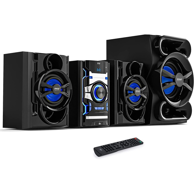 Wireless Bluetooth Stereo Shelf System 800W CD DVD Player for Home Audio US NEW