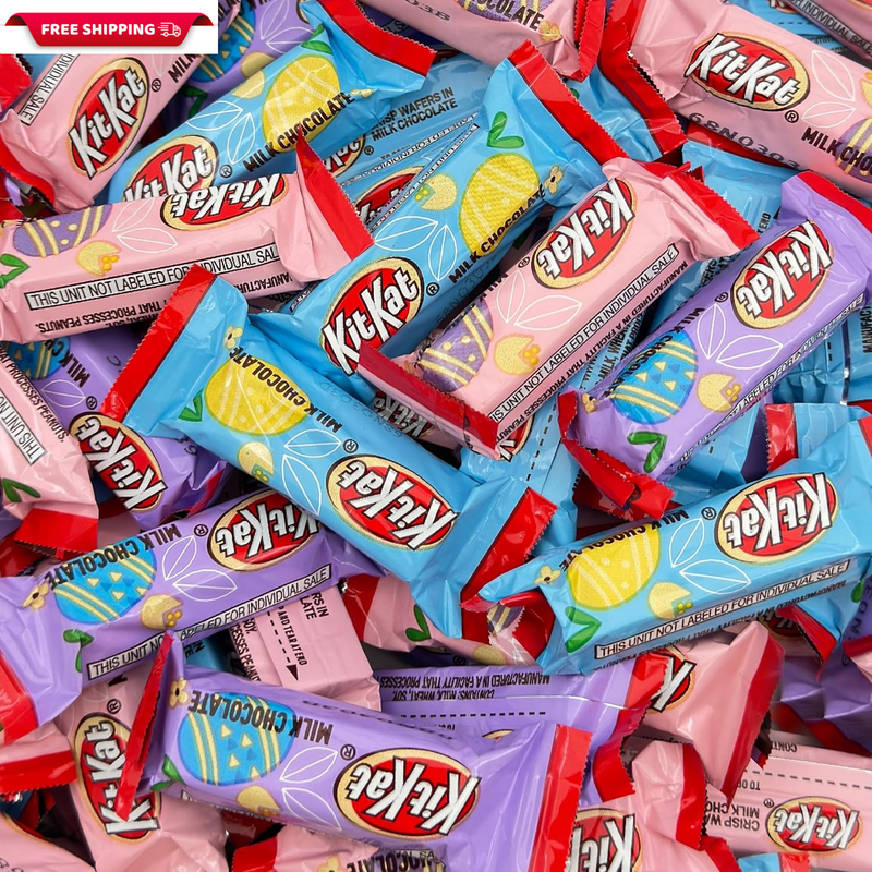 KIT KAT Milk Chocolate Miniature Candy Bars, Easter Edition,