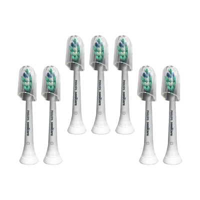 7x Philips Sonicare ProResults Plaque Control Replacement Head | White | w/o Box