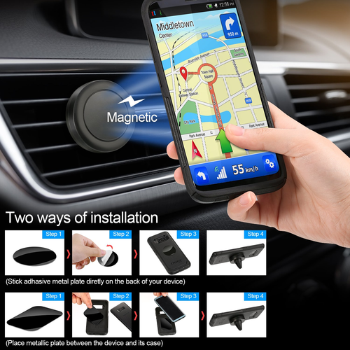 Sumind Wireless Radio Adapter, Car Bluetooth Fm Transmitter, Bluetooth Car 1.7