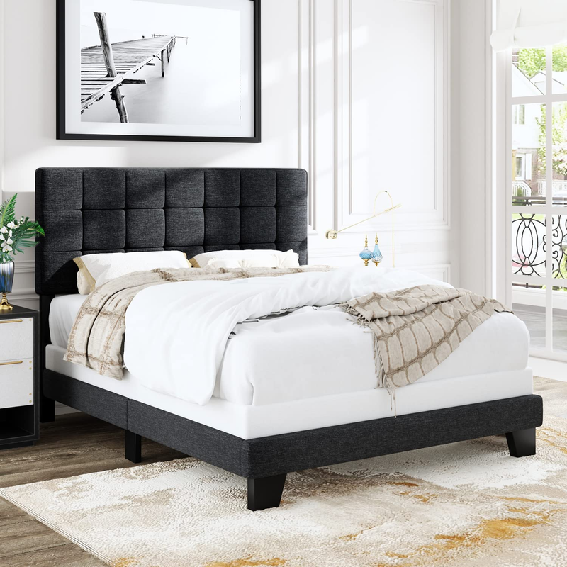 With Adjustable Headboard For High Profile/fabric Uph