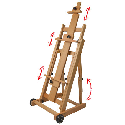 Staffelei Atelierstaffelei Standstaffelei Holzstaffelei Buchenholz Malstaffelei