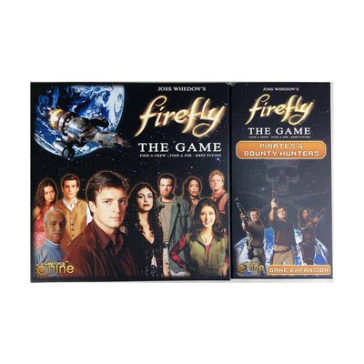 GF9 Board Games  Firefly - The Game w/Pirates & Bounty Hunters Expansio VG+/EX