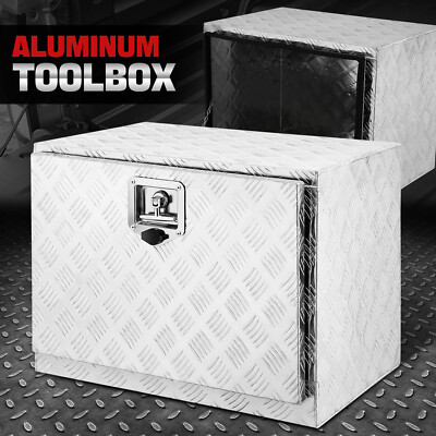 Алюминиевый ящик для инструментов Кузов пикапа-прицепа для хранения 24X18X18 с замком и ключом