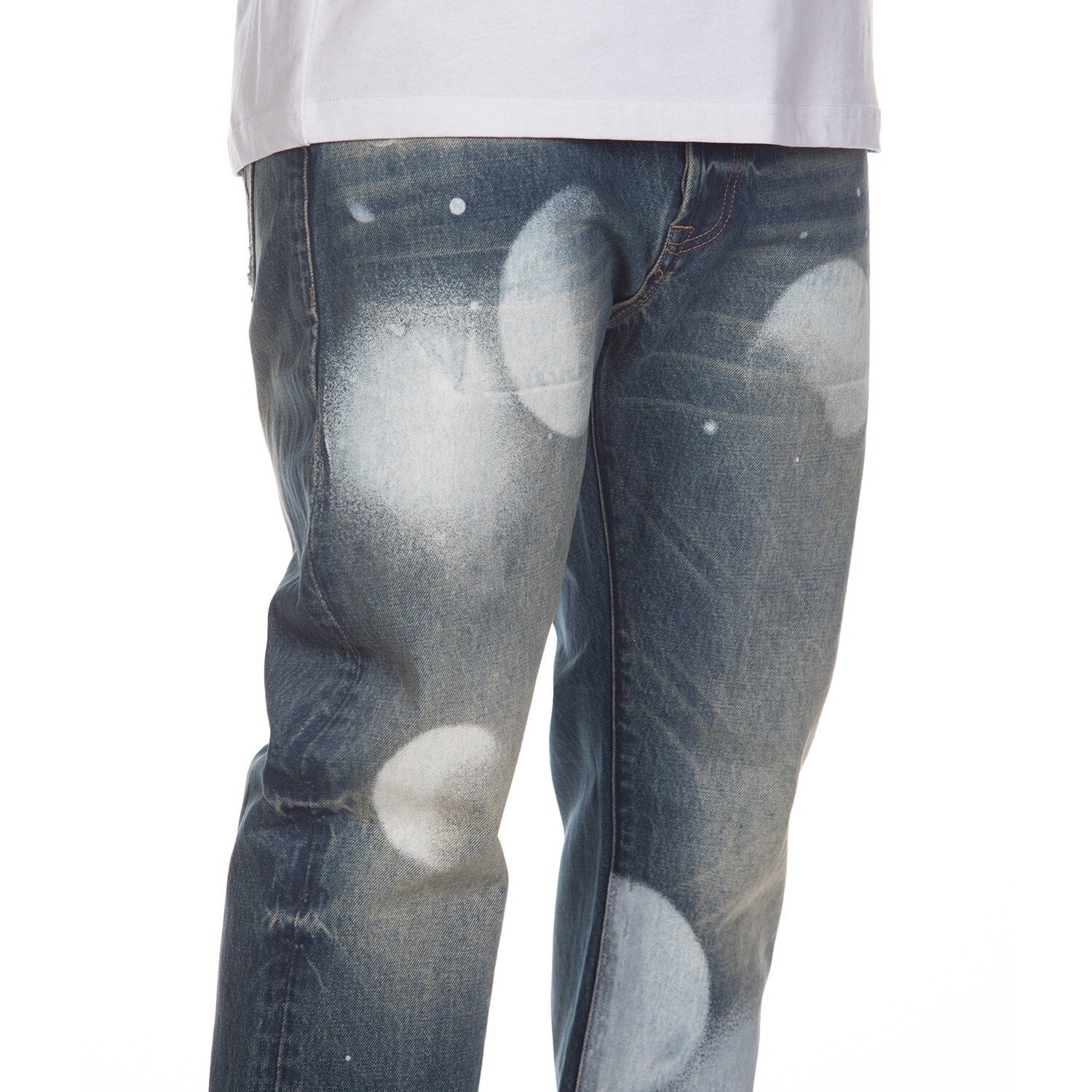 Pre-owned Billionaire Boys Club Jeans Men's Clothing Heart Fit Pant In Red