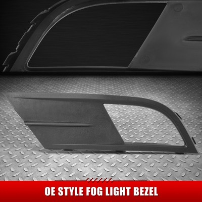 Для 15-18 VW Jetta OE Style Матово-черная передняя противотуманная фара/Ободок фонаря со стороны водителя