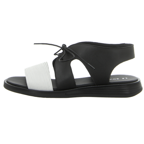 LE BOHÉMIEN LE BOHÉMIEN DAMEN SANDALETTEN S58 BIANCO/NERO WEISS 1101087