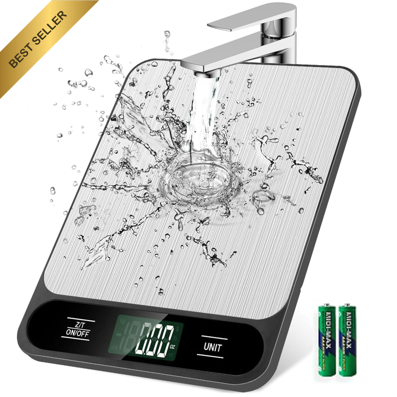 Kitchen Scales,10Kg/1G Digital Food Scale Coffee Scale Weight Grams and Ouncesfo