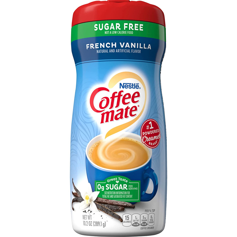 Nestle Coffee Mate Sugar Free French Vanilla Coffee Creamer 