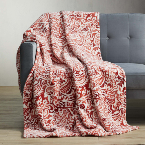 Better Homes & Gardens Oversized Heavy Throw, 50" X 72", Red