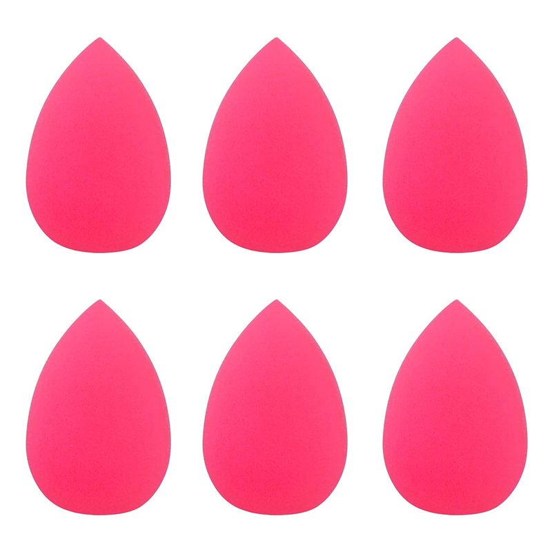 Powder Puff Beauty Blender 6 Pieces Makeup Egg Soft Wedge Facial Sponge Foundati