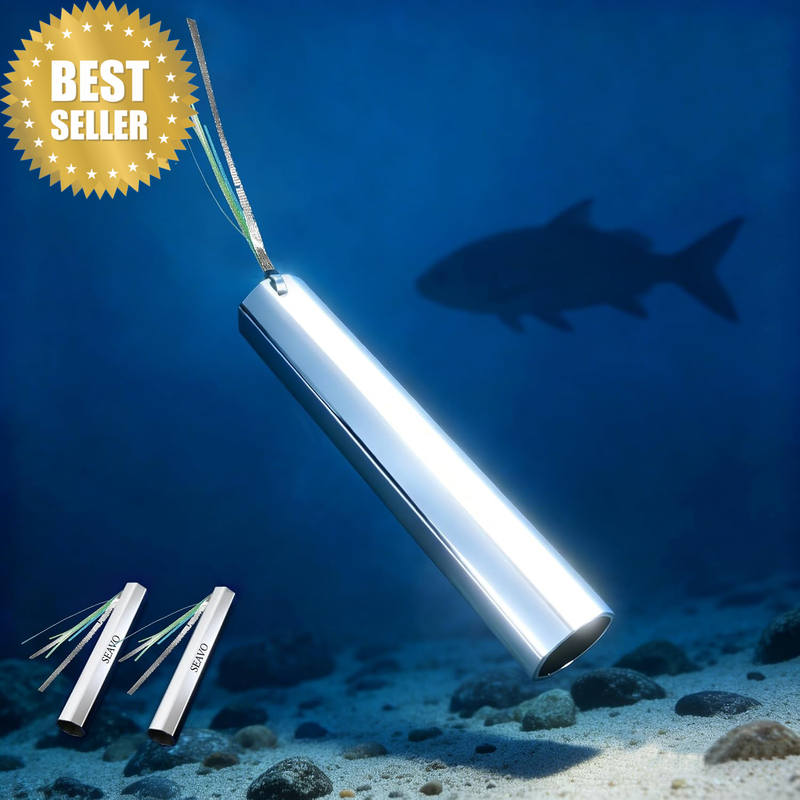 Spearfishing Flasher – Fishing Lures 360° Reflective Pack of 2 Throw Flashers wi