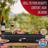 Upgrade Version - Artestia 1800W Electric Outdoor Grill with Lid Indoor Smokeless BBQ Grills with Temperature Control Portable Removable Stand Grill for Cooking, BBQ Party, Family