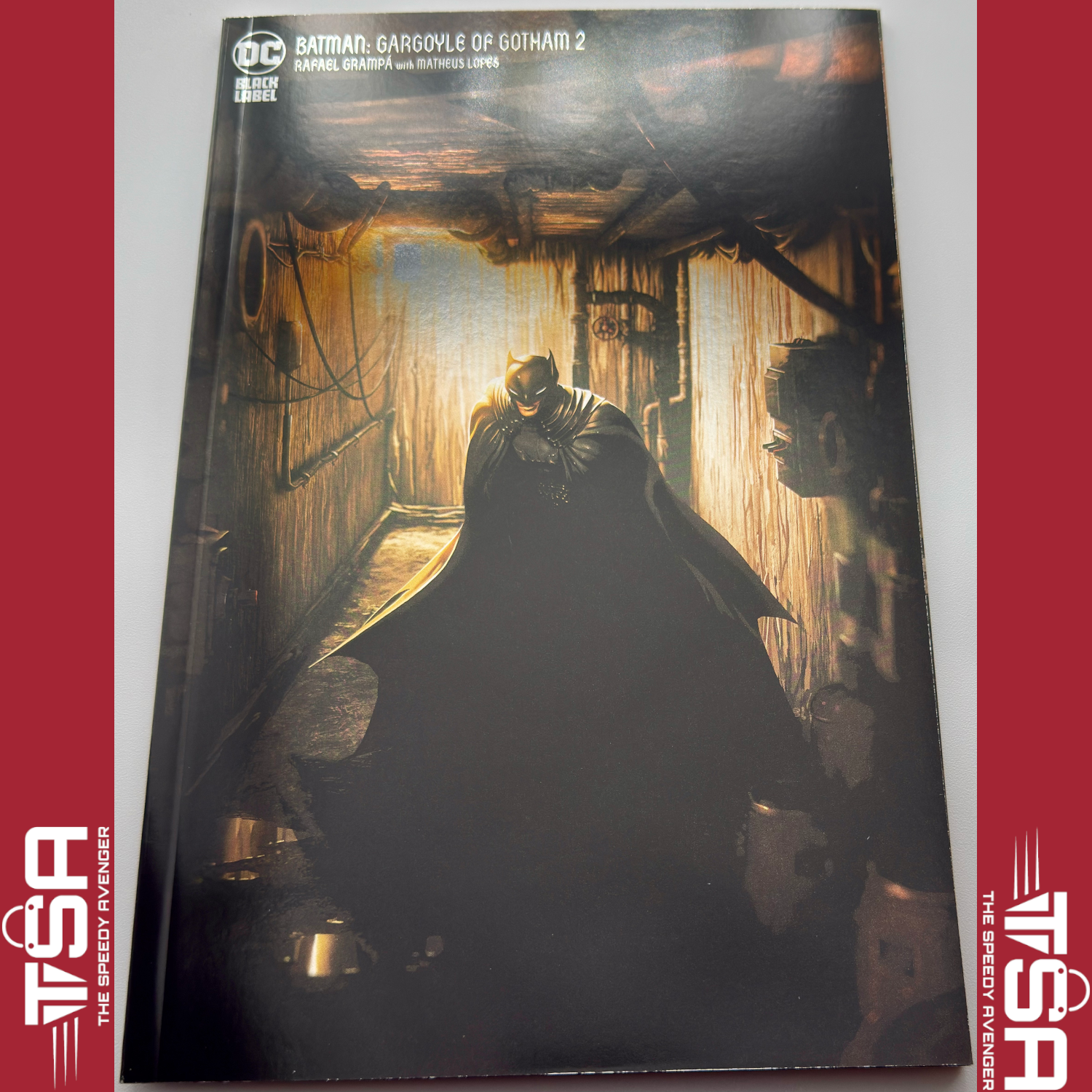 BATMAN GARGOYLE OF GOTHAM #2 Rafael Grampá Foil Variant DC Black Label KEY!