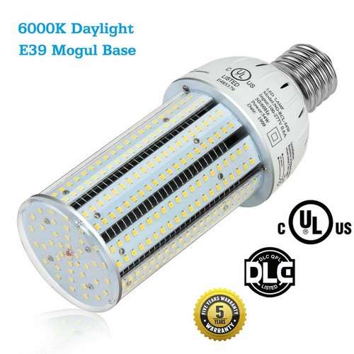 175Watt Mercury Vapor WallPack Light Replace 54W LED Corn Bulb E39 Base 6000K UL