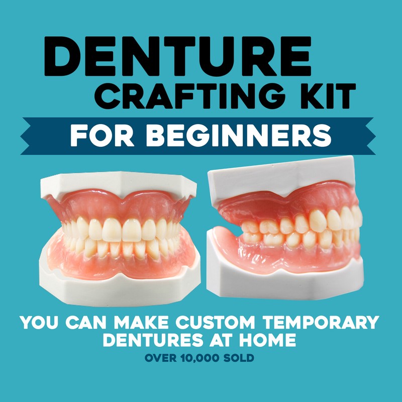 DIY Denture Kit for Beginners - Home Made Dentures, Made