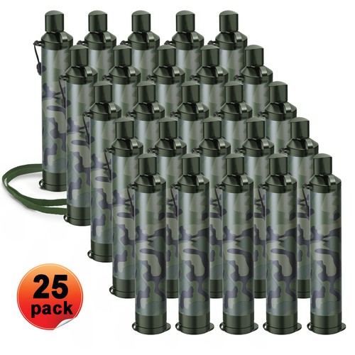 Water Filter Straw 0.1μm 4Stage Filtration Portable Water