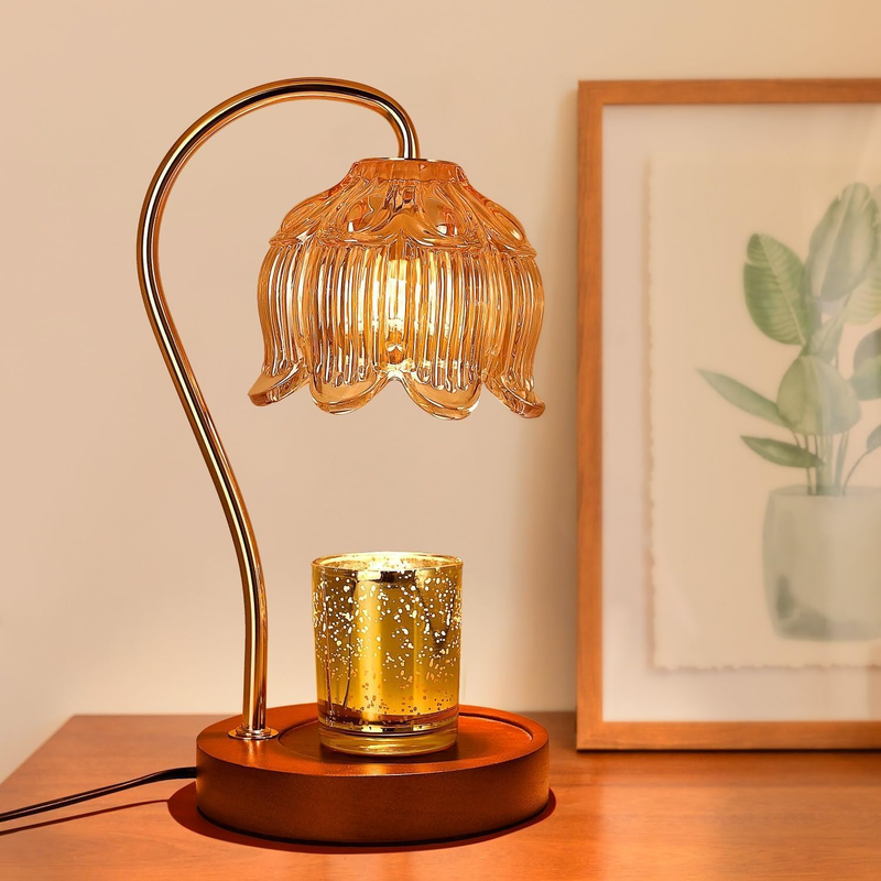 Candle Warmer Lamp with Timer, Candle Warmer Light Compatible with Various Candl