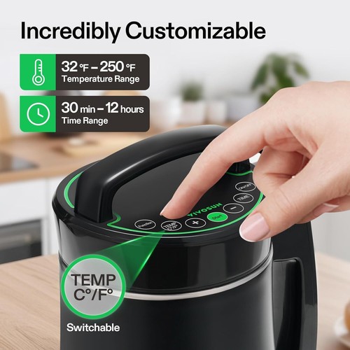 VIVOSUN 2-in-1 Herbal Butter Oils Decarboxylator & Infuser Machine w/ Accessorie