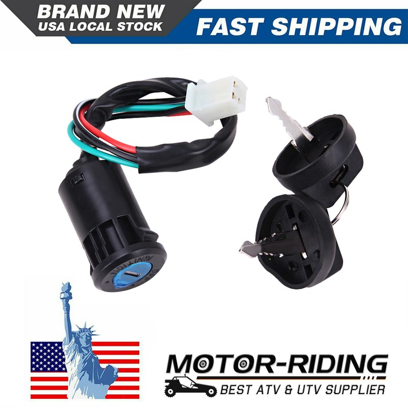 New Key ignition switch for E-Ton Eton 50cc 70cc 90cc ATV